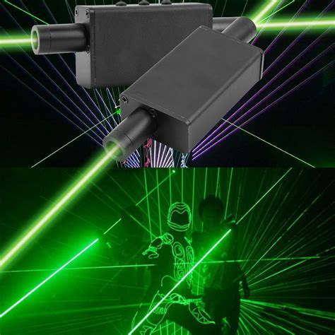 Mini Dual Direction Green Laser Sword For Laser Man Show Double Headed