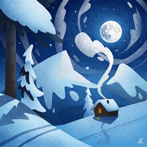 Времена года. Seasons on Behance