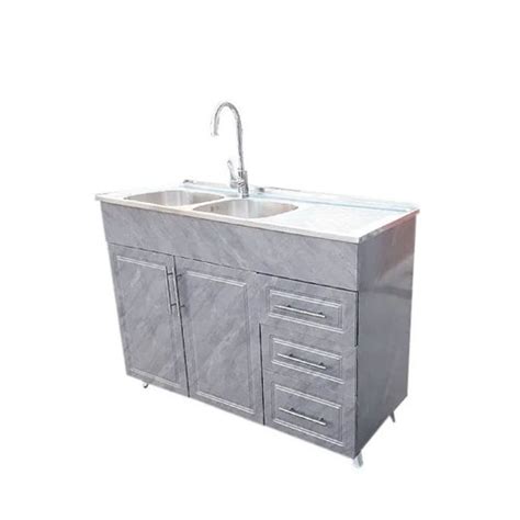 Kit Mueble Lavaplatos Gris grifería 12050 Secado Derecho Dechaus