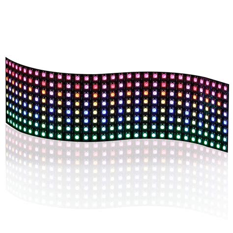 Buy Full Color RGB Flexible LED Matrix Panel 8x32 256 Pixels