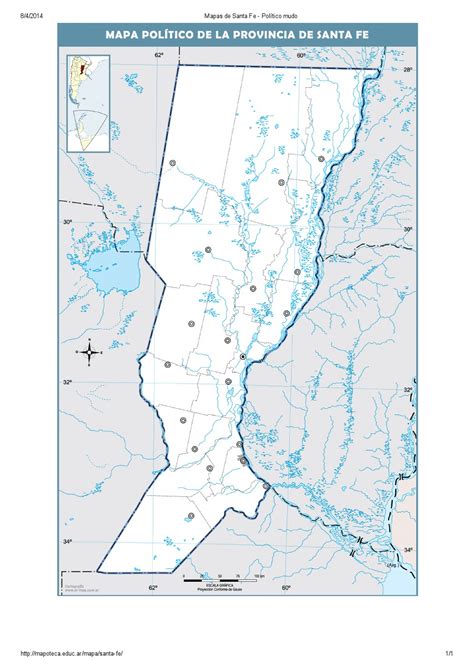 Mapa Para Imprimir De Santa Fe Argentina Mapa Mudo De Capitales De