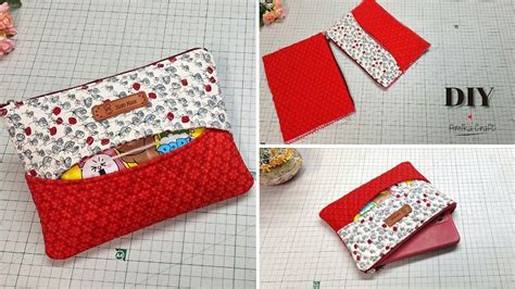 Diy Your Own Tissue Pouch Bag Make A Simple Zipper Pouch Sewing