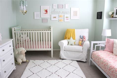 Elena S Mint And Pink Nursery Project Nursery