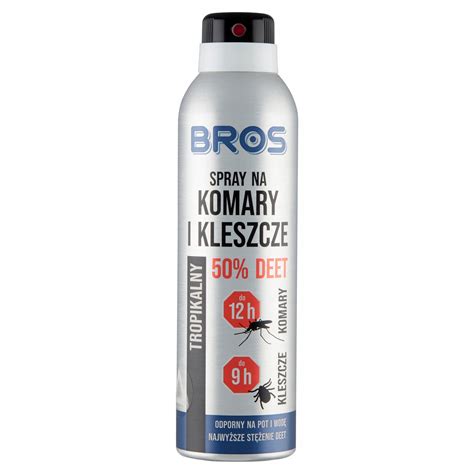 Spray Na Komary I Kleszcze 50 DEET 180Ml Bros 1760 14128971124