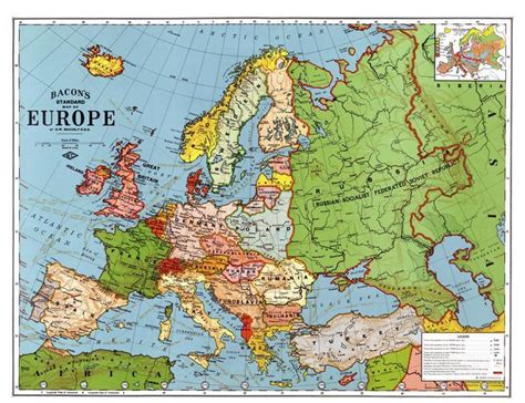 Free Images - europe map 1923 country