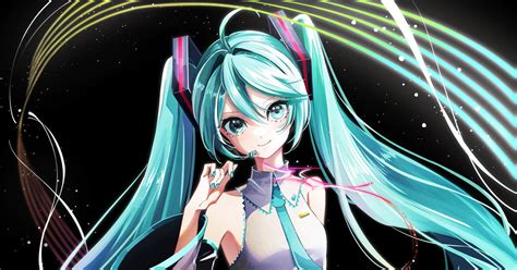 初音ミク16周年描き下ろし 『何を創ろうか』 松りのイラスト Pixiv