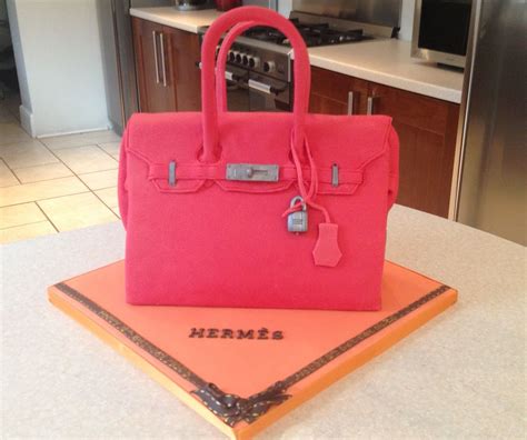 Hermes Birkin Bag Cake Bryony May Cakes Surrey UK Isolovepink