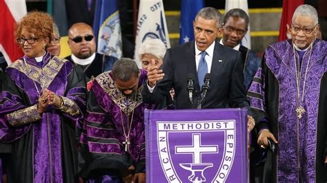 Barack Obama Sings Amazing Grace At Funeral For Charleston Pastor