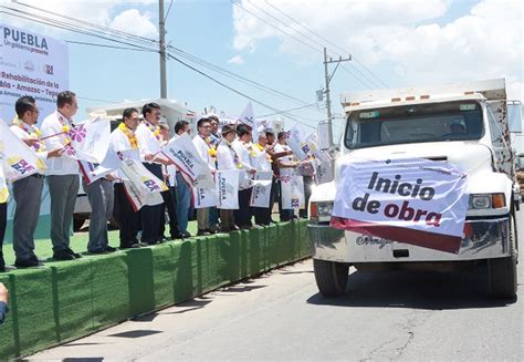 Inician rehabilitación de la carretera Puebla Amozoc Tepeaca El