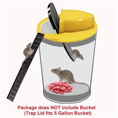 Mouse Rat Trap Flip & Slide Mouse Trap Bucket Catcher Mousetrap Slide ...