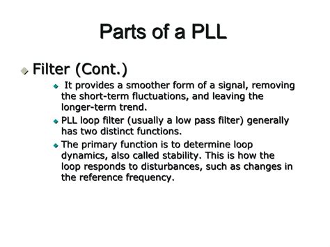 Phase Locked Loop Design Ppt