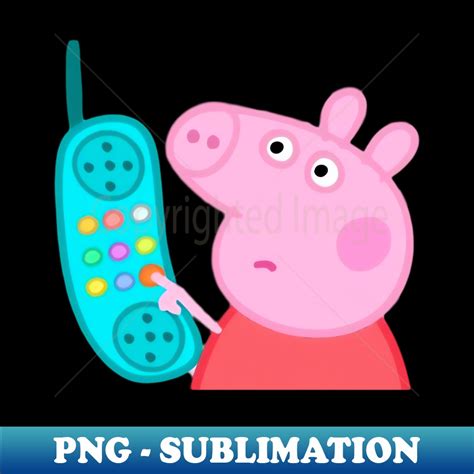 Peppa Pig Hangs Up on Suzy Sheep - Elegant Sublimation PNG D - Inspire ...