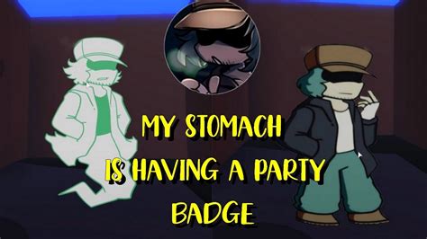 How To Get My Stomach Is Having A Party Badge GARCELLO Morph Skin