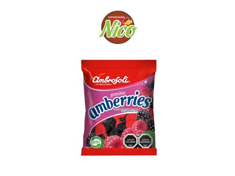 Gomitas Ambrosoli Amberries 90g Distribuidora Nico