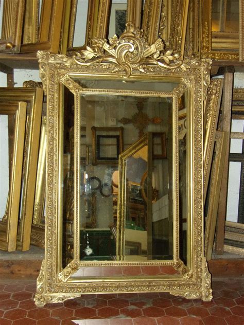 Proantic Miroir Parcloses Poque Me En Bois Dor