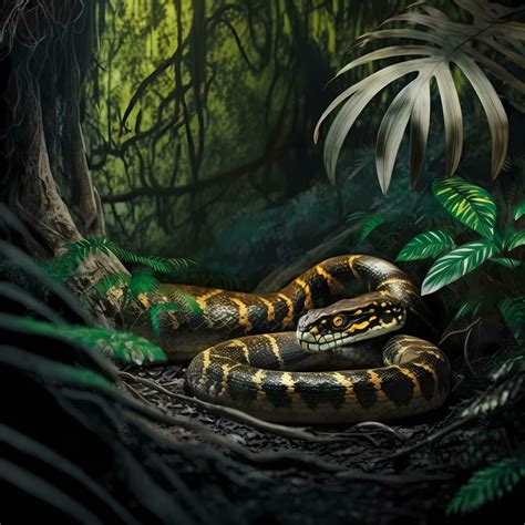 Tiger Snake Habitats. AI Generated 23508185 Stock Photo at Vecteezy