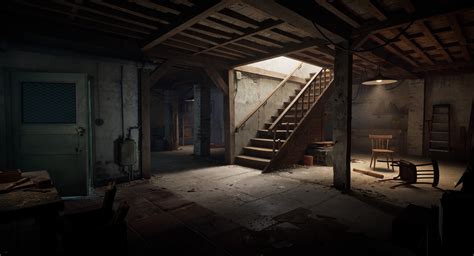 Artstation Basement Scene Ue4