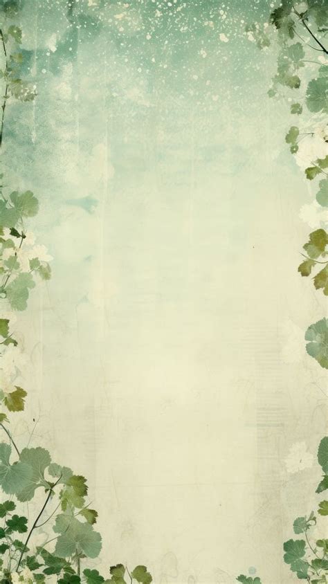 Wallpaper Ephemera Pale Green Clover Premium Photo Illustration