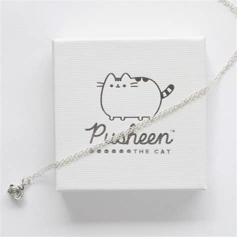 Pusheen Swiss Roll Necklace Sterling Silver Licensed To Charm