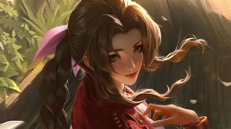 Artwork Final Fantasy Vii Aerith Gainsborough Final Fantasy Digital