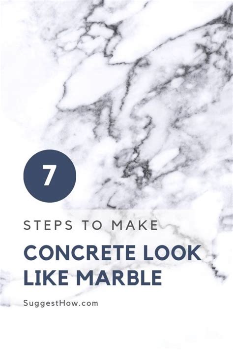 How To Make Concrete Look Like Marble 7 Easy Steps To Follow