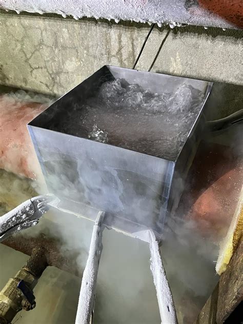 Pipework Freezing Welding Two Hot Taps IDWe Pipe Freezing