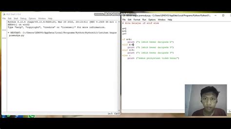 Tugas Belajar Python Dasar Pertemuan 8 YouTube