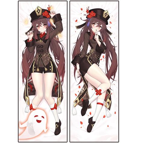 Cm Anime Genshin Impact Hu Tao Cosplay Pillowcase Dakimakura