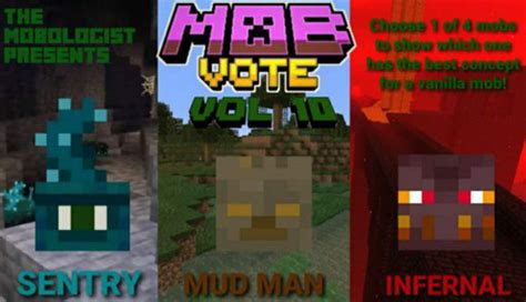 Mob Vote With Custom Mobs Vol 10 Minecraft Amino