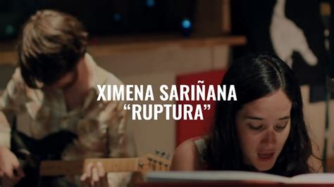 Ximena Sariñana Ruptura The El Ganzo Sessions YouTube