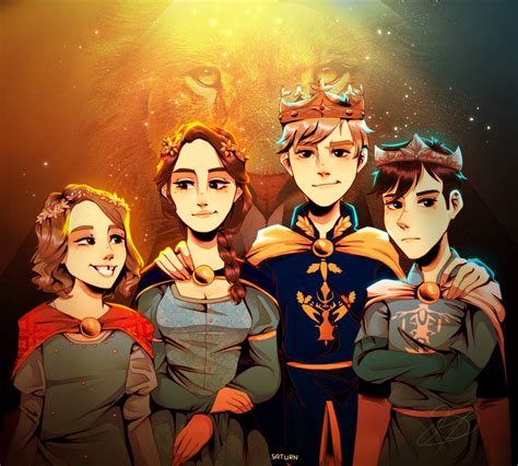 The Four Queens And Kings Of Narnia By Saturnsucculent On Deviantart