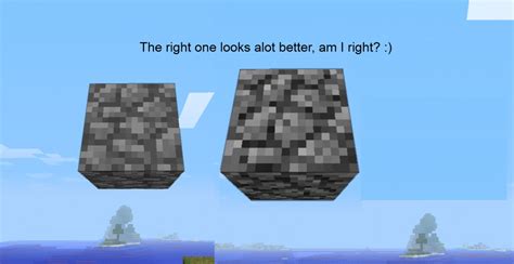 ORIGINAL cobblestone! Minecraft Texture Pack