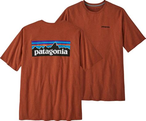 Patagonia M S P 6 Logo Responsibili Tee Quartz Coral T Shirts Snowleader