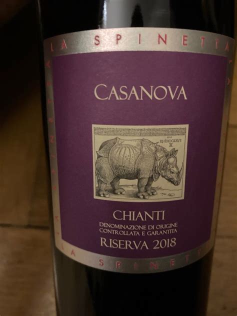 2018 La Spinetta Rivetti Chianti Casanova Riserva Italy Tuscany