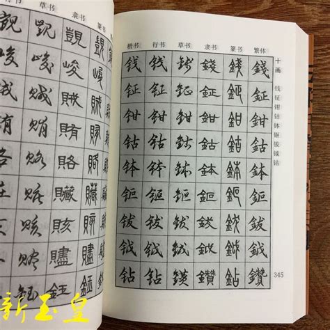 🔥臺灣熱賣🔥包郵7000漢字五體毛筆書法字典書法毛筆楷書行書草書隸書篆書用品 蝦皮購物