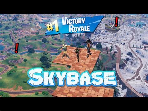 Wir Bauen Eine Skybase In Fortnite Werden Wir Freunde Finden YouTube