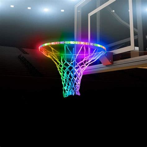 Light Up Basketball Hoop LED Hoop Activated Kit Christmas Ball Sport ...