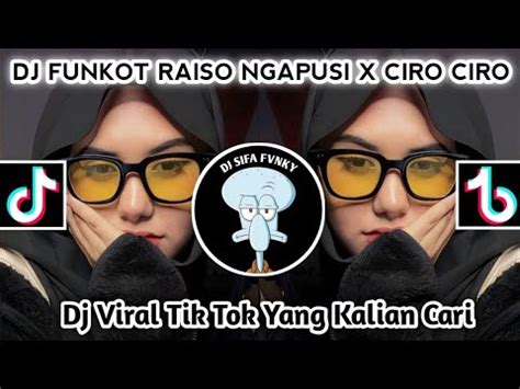 DJ FUNKOT RAISO NGAPUSI X CIRO CIRO VIRAL TIK TOK TERBARU2024 YANG