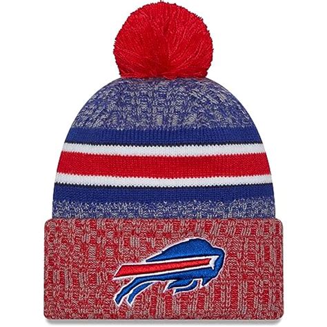 New Era Mens Nfl 2023 Sideline Sport Cuffed Pom Knit Hat On Galleon Philippines