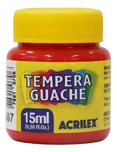 Tinta Tempera Guache Ml Acrilex Escolar Kit C Unidades Cor