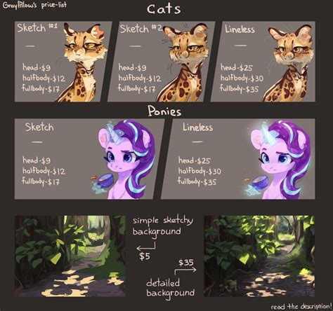 Price List Closed By Graypillow On Deviantart Warrior Cats Fan Art