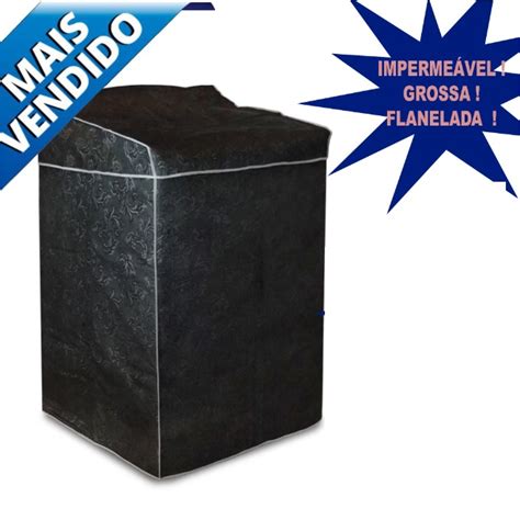 Capa Maquina De Lavar Interior Flanelado Korino Grosso Shopee Brasil