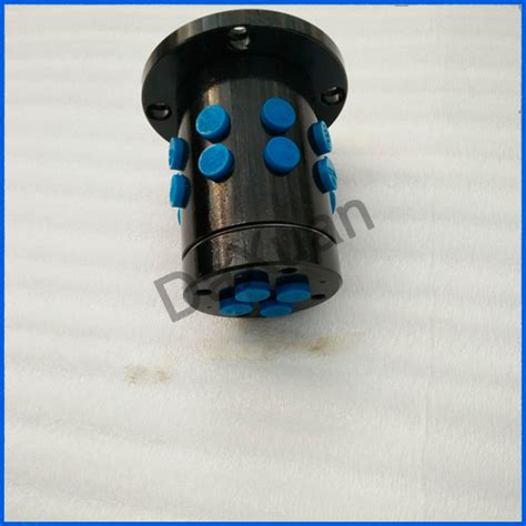 Metal Flange Connection Hydraulic 2 Passage Rotary Joint 6 Passage