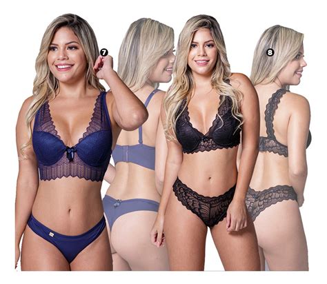 Kit 10 Conjuntos Lingerie Atacado Luxo Revenda Sensual Sexy Mercado Livre