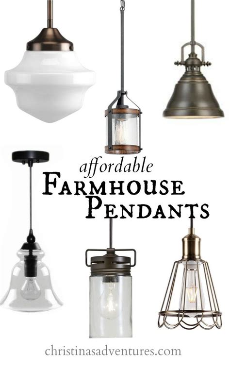 Affordable Kitchen Design Elements | Farmhouse pendant lighting ...