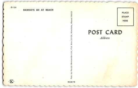 Topless Nude Hawaiian Woman Hawaii S Lei At Beach Risque S Vintage Postcard United States