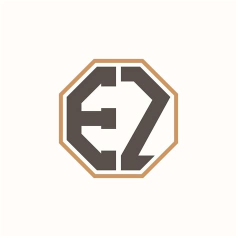 Premium Vector Modern Letter Ez Logo For Corporate Business Brand