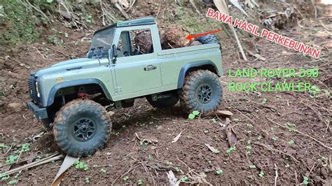 BAWA HASIL PERTANIAN LAND ROVER D90 ROCK CLAWLER YouTube