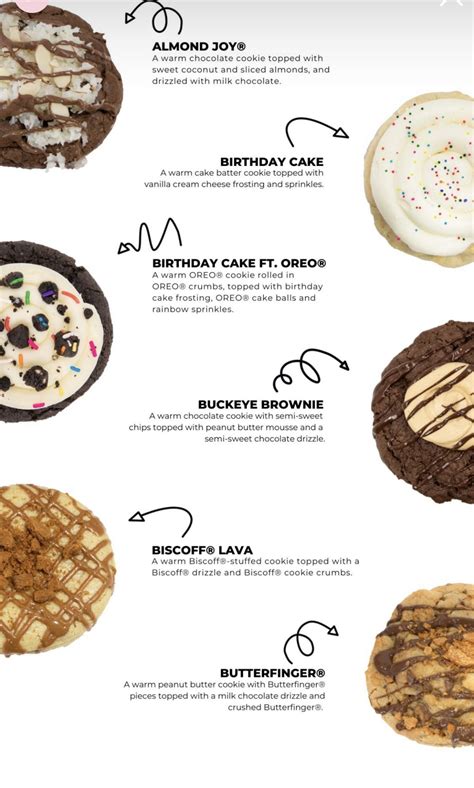 All crumbl cookie flavors real photos printable list – Artofit