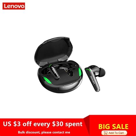 Lenovo XT92 TWS Gaming Earbuds Low Latency Bluetooth Earphones Stereo